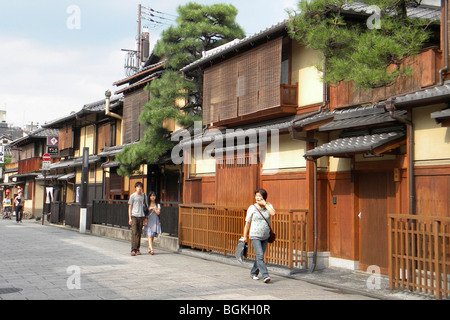 Maison de thé de Gion, Kyoto, Japon Banque D'Images