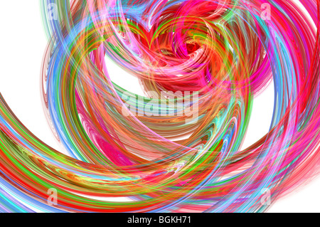 Multycolor illustration fractale Banque D'Images