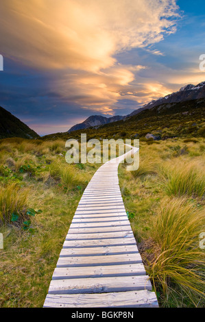 Aoraki Mount Cook National Park, South Island, New Zealand Banque D'Images