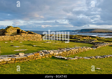 Brough de Birsay, sur le continent, l'Orkney du début des colonies scandinaves et Pictish 5863 SCO Banque D'Images