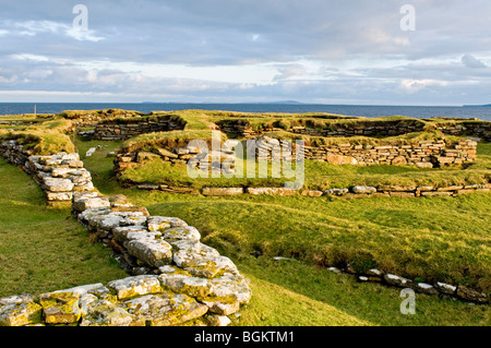 Brough de Birsay, sur le continent, l'Orkney du début des colonies scandinaves et Pictish 5864 SCO Banque D'Images