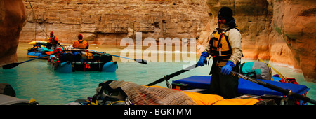 Sortie de Havasu Creek dans le fleuve Colorado dans le Grand Canyon, Arizona Banque D'Images