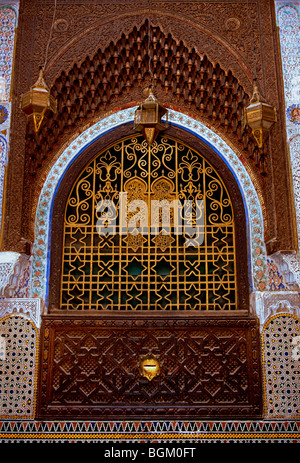 Sanctuaire de zaouia Moulay Idriss II, culte, tombeau, Fès el-Bali, la ville de Fès, Fès, Maroc, Afrique du Nord, Afrique Banque D'Images