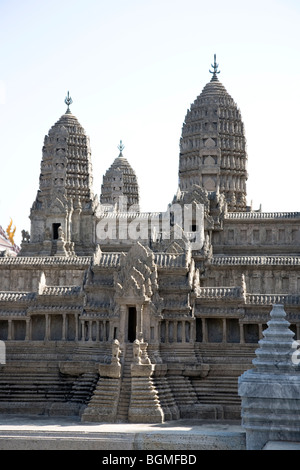 Modèle d'Angkor Wat au Wat Phra Kaew , Le Grand Palais à Bangkok Banque D'Images