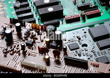 Close-up of circuit board Banque D'Images