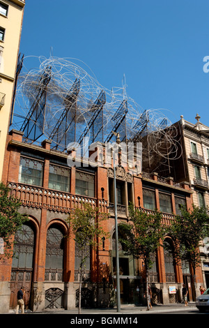 Barcelone - l'espagnol mouvement Art Nouveau - style Modernisme - La fondation Tapies - Eixample Banque D'Images