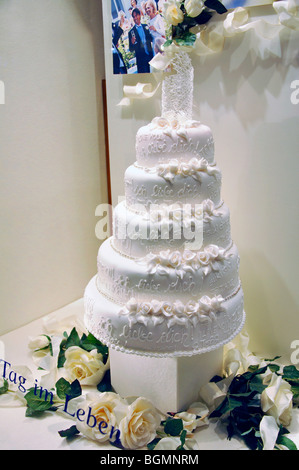 Cafe Gerstner, Vienne, Autriche - gâteau de mariage a vendre Banque D'Images