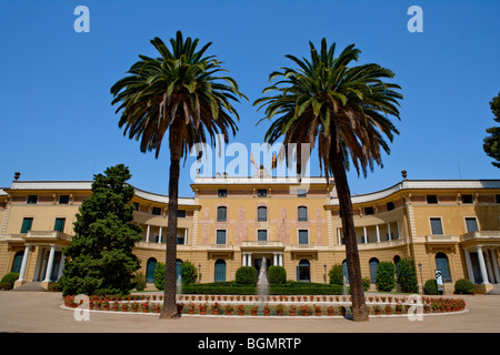 Barcelone - Le Palau Reial de Pedralbes Banque D'Images