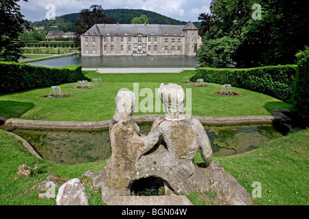 Château d'Annevoie et les jardins, Ardennes, Belgique Banque D'Images