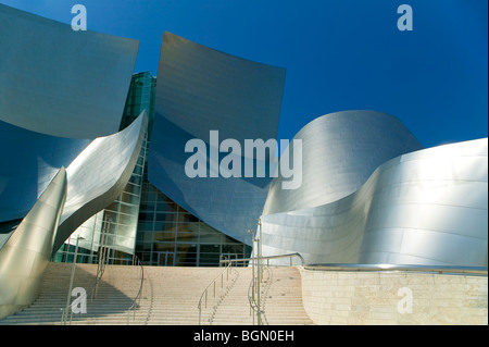 Entrée du Walt Disney Concert Hall à Los Angeles Banque D'Images
