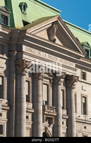 La Banque de la Nation Argentine à Buenos Aires, Argentine Banque D'Images