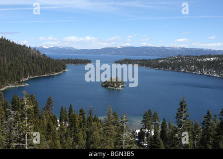 Wizard Island Emerald Bay Lake Tahoe, California USA Banque D'Images