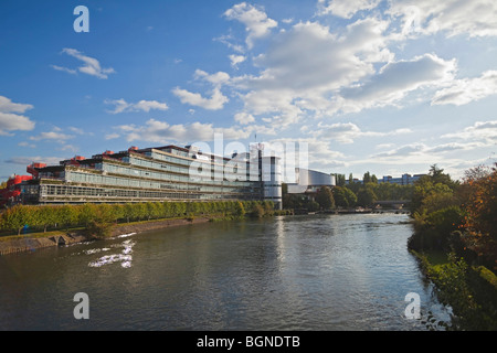 Parlement Européen, Palais de l'Europe bâtiment Strasbourg bas Rhin Alsace France 099955 Strasbourg Banque D'Images