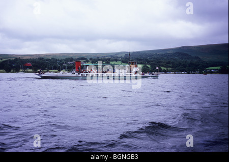 Ullswater ferry. Raven, en cours sur le lac Ullswater. La région de Cumbria. Lake district UK le tourisme. Banque D'Images