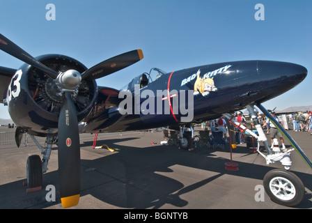 Nevada Reno Air Races F7F Tiger Cat avion de course Banque D'Images