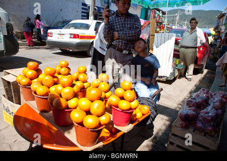 Mercado Lic Jose Castillo Tielemans. San Cristóbal de las Casas, Chiapas, Mexique. Banque D'Images