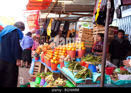 Mercado Lic Jose Castillo Tielemans. San Cristóbal de las Casas, Chiapas, Mexique. Banque D'Images