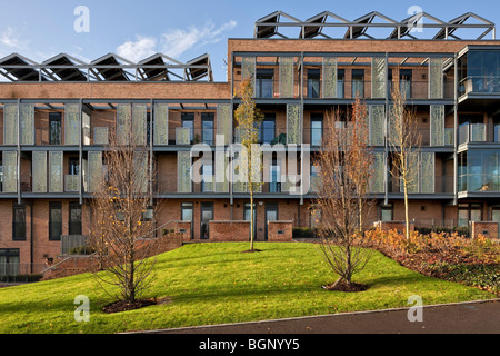 Appartements à Campbell Park, Milton Keynes Banque D'Images