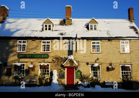 L'Oxfordshire, UK. Le public en chambre auberge de Newlands. Eynsham 2010. Banque D'Images