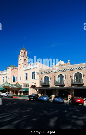 Sebastiani Theatre et l'hôtel, le centre-ville de Ledson Sonoma, Californie Banque D'Images