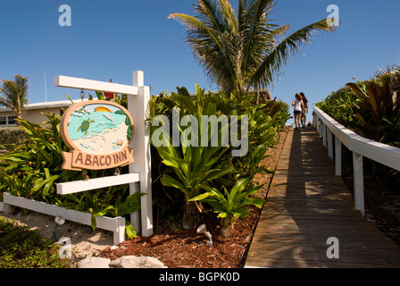 Abaco Inn, espère que la ville, Abaco, Bahamas Banque D'Images