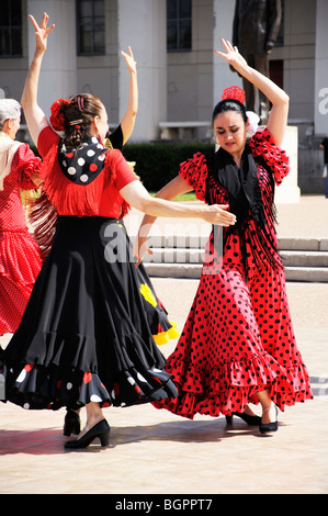 Danseurs de Flamenco, juste de l'État du Texas, Dallas, Texas, USA Banque D'Images