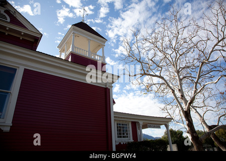 L'école historique de Santa Clara, construit en 1896 situé dans le Santa Clarita Valley dans le comté de Ventura en Californie Banque D'Images