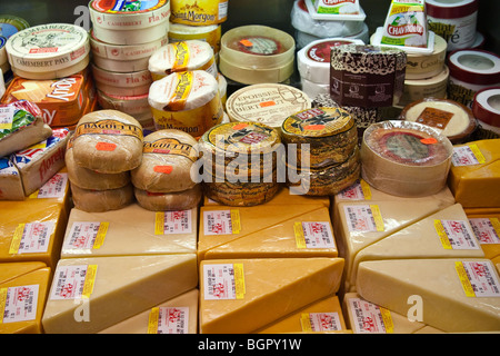 Le fromage sur le marché de l'affichage, fleuve Saint-Laurent, Toronto, Canada Banque D'Images