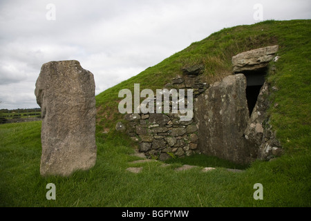 Bryn Celli Ddu, Anglesey, Pays de Galles Banque D'Images