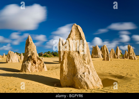 L'Australie l'Australie Occidentale Parc National de Nambung Les Pinnacles Banque D'Images