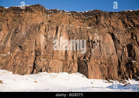 Salisbury Crags, Holyrood Park, Édimbourg Banque D'Images