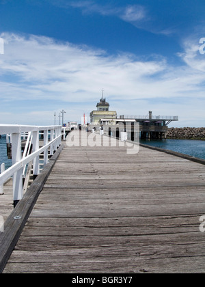 Jetée de St Kilda, Melbourne, Australie du Sud Banque D'Images