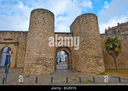 Porte de Almocabar, Ronda, Andalousie, Espagne, Europe Banque D'Images