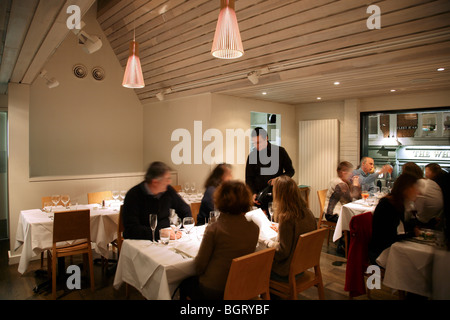 OSTERIA EMILIA RISTORANTE, London, Royaume-Uni, BURD HAWARD ARCHITECTES Banque D'Images