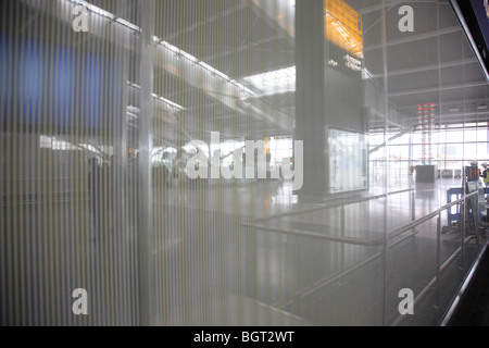 La borne 5 l'aéroport de Heathrow, Hayes, Royaume-uni, CARPENTER LOWINGS ARCHITECTURE ET DESIGN Banque D'Images