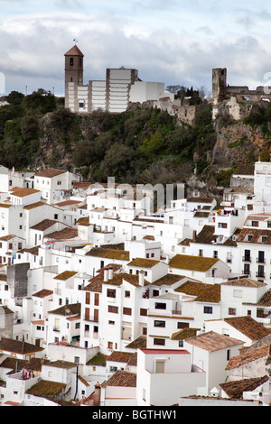 Casares, Andalousie, Costa del Sol, Málaga Banque D'Images