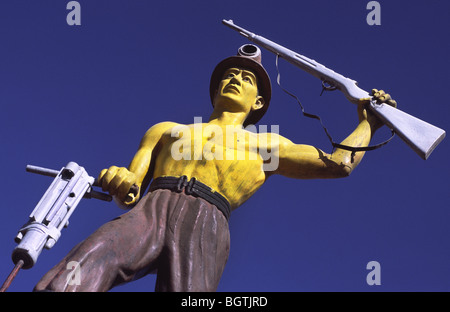 Miners memorial. Potosi, Bolivie Banque D'Images