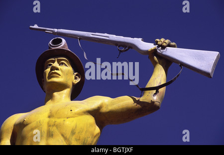 Miners memorial. Potosi, Bolivie Banque D'Images