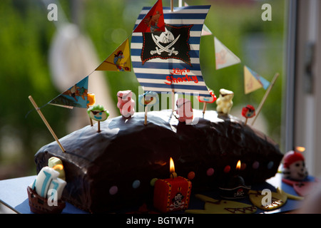 Gateau Bateau Pirate Photo Stock Alamy