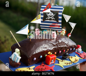 Gateau Bateau Pirate Photo Stock Alamy
