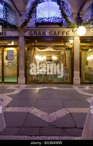 Gran Caffè Quadri Piazza San Marco, Venise, Italie Banque D'Images