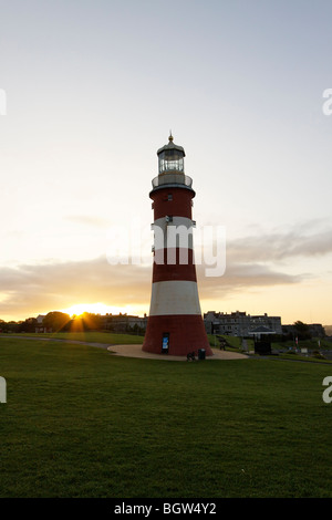 Smeaton's Tower, The Hoe, Plymouth. Banque D'Images