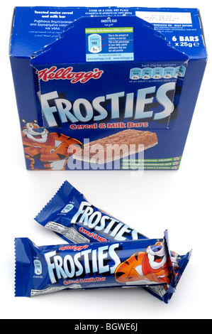 Fort de Kelloggs céréales Frosties bars laitiers Banque D'Images