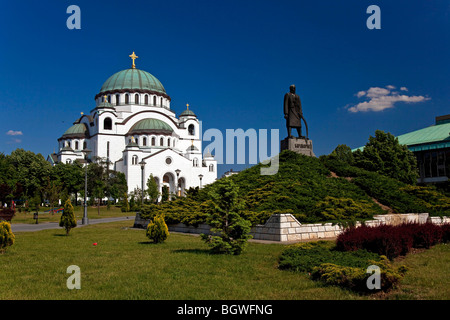 Belgrade, temple orthodoxe Banque D'Images