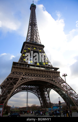 Tour Eiffel in Paris France. Banque D'Images