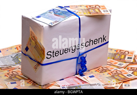 Cadeau fiscal Banque D'Images