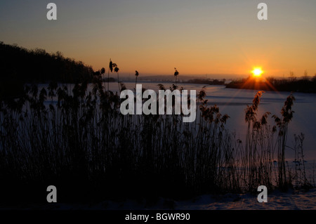 Coucher de soleil Banque D'Images