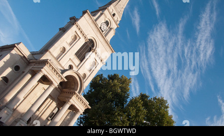 Christ Church Spitalfields Londres conçu par Nicholas Hawksmoor Banque D'Images