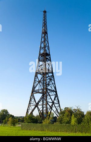 La Tour Radio de Gliwice tour de transmission de Gliwice, en haute Silésie, Pologne, Banque D'Images