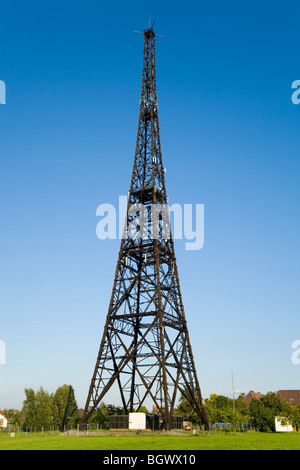 La Tour Radio de Gliwice tour de transmission de Gliwice, en haute Silésie, Pologne, Banque D'Images